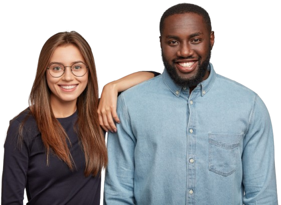 horizontal shot mixed race couple stand closely each other being good mood 1 1 removebg preview
